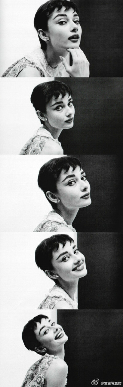 Audrey Hepburn photographed by Mark Shaw, 1953