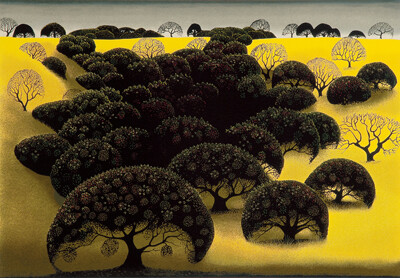 OAK FIELD ARROYO Medium : Estate Serigraph Image Size : 11 1/4" x 16" Edition Size: 200 Printers Proof: 5 Hors Commerce : 7 Working Proofs: 2 Total edition : 214 Date of Release: 2009