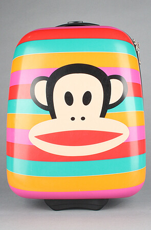 美国代购paul frank 大嘴猴 logo 小型旅行 拉杆箱