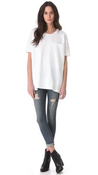 瑞格布恩(Rag &amp; Bone) Giada Oversized Tee