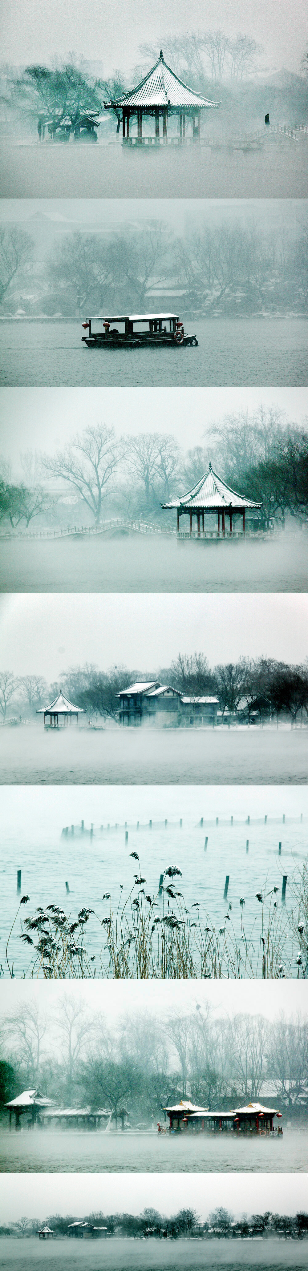 天青色等烟雨，而我在等你 丨摄影师@林小木爱照相 摄于济南大明湖、护城河。