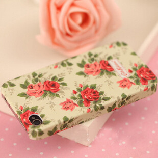 英国Cath Kidston iphone4 4s 碎花手机套 苹果4代外壳田园保护套