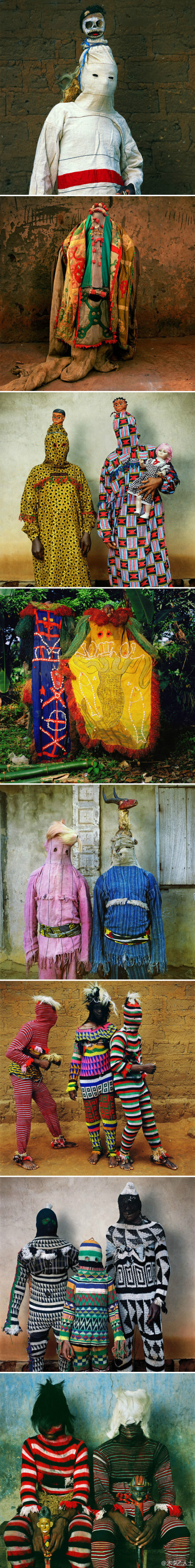 Large-scale color photographs from 2005 to 2006 reflect the ritual adornment and spirituality of masquerade in Nigeria, Benin and Burkina Faso in West Africa.Organized by Ian Berry, Malloy Curator of the Tang Museum, in collaboration with the artist.Photographs by Phyllis Galembo