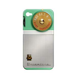 Homade iPhone 4 4S Case 复古 收音机 手机 保护壳