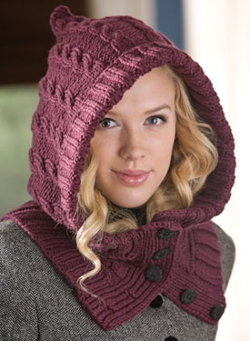 Through the Woods Hooded Neck Warmer &amp; Cuffs