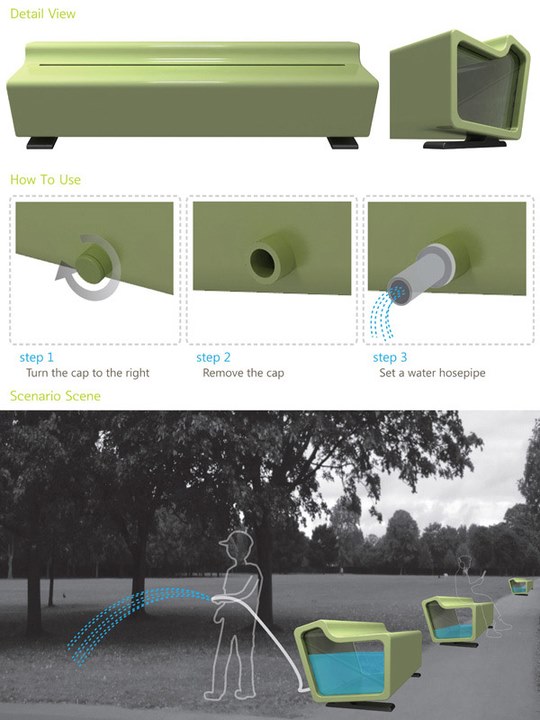 仁川国际设计比赛 水箱座椅
