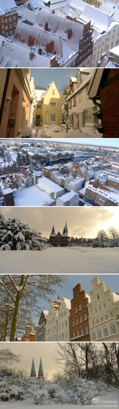 吕贝克 冰雪的童话小镇
