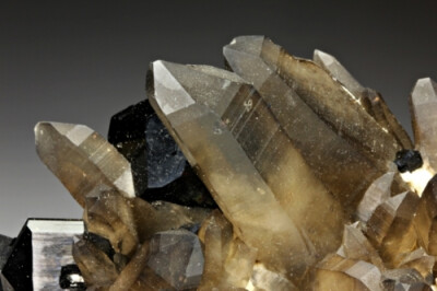 Smoky Quartz w/ Schorl, Orthoclase