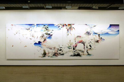 プロフィール 1980 東京都生まれ 2004 多摩美術大学大学院美術研究科 修了 2005 平成１７年度 文化庁新進芸術家国内研修員現在 日本美術家連盟会員、日本版画協会準会員