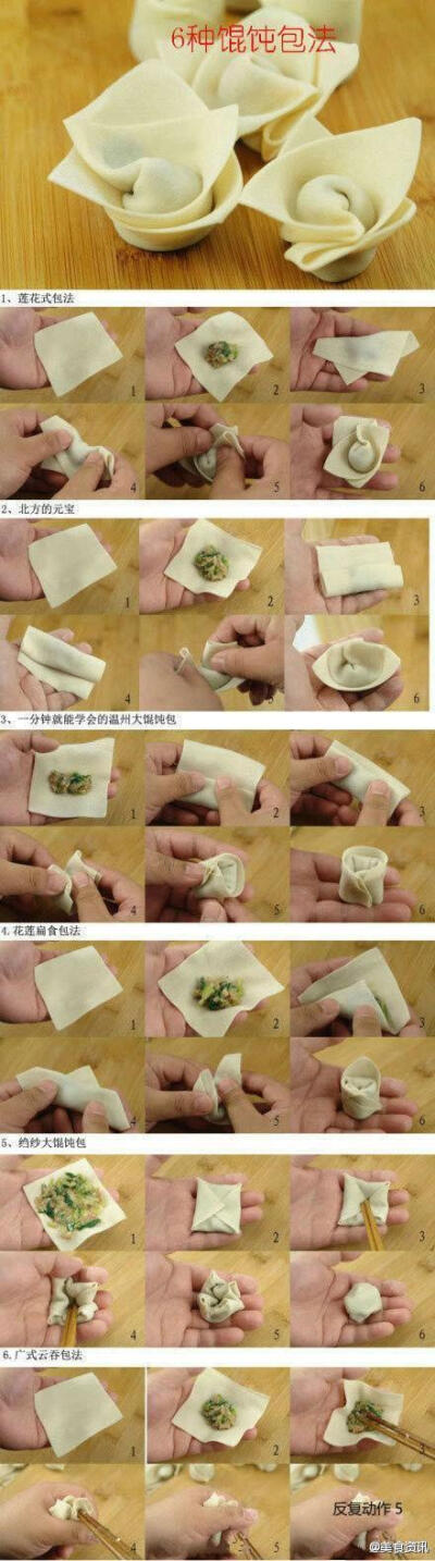 馄炖包法