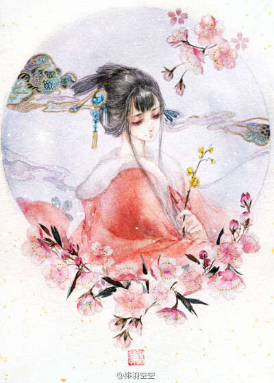 【可知花含苞待放为你香❤】YIN { 绯羽空空画作} 点开中图