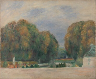 凡尔赛宫 布面油画 奥古斯特•雷诺阿（法国，1841–1919） 1900–1905年 52.1 x 63.2厘米 Auguste Renoir (French, 1841–1919) Versailles 1900–1905 Oil on canvas 52.1 x 63.2 cm Robert Lehman Collection, 19…