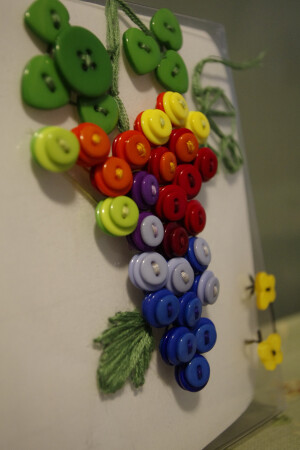 自己第一次的纽扣  其实原版是我收藏的那个刺绣，颜色还是喜欢的