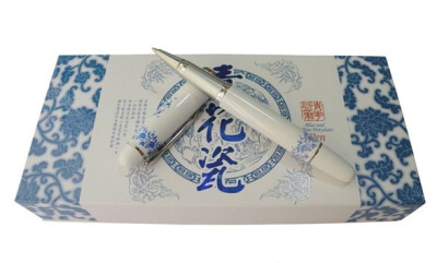 青花瓷器笔 圆珠笔 商务礼品 青花点花笔 高档商务礼品 赠品-