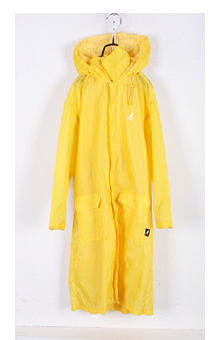 日本Kangol正品 亮黃色＃雨衣＃ 擋灰外衣工作服 尖品 japan raincoat