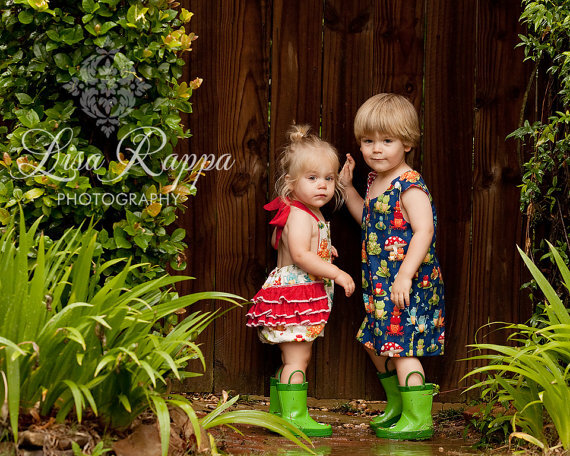 Sun Suit- Ruffled Bum Romper - Made to Order..Chose your own fabric