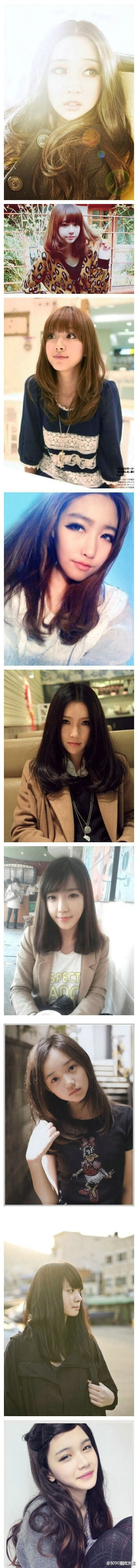 超有爱的梨花头。