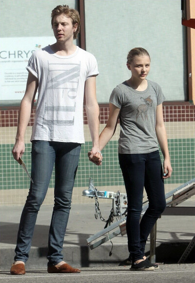 Chloe Moretz and brother