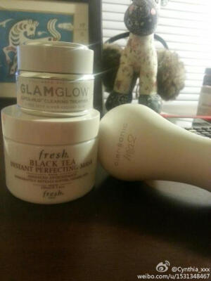 [X]GlamGlow.Fresh-Black Tea Instant Perfecting Mask,Ciersonic-Mia2 这三样真心是黑头和大毛孔的救星。有了它们，再也不用自己挤黑头了。