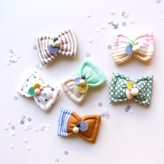 DIY Sweet Bow Clips