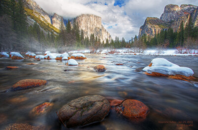 Photograph Yosemite: Valley and half Dome by KP Tripathi on 500px