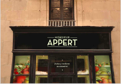 Monsieur Appert是一家传统的果脯店，Diogo Nascimento设计了其品牌设计，包装，及店面。