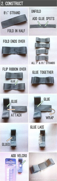 diy no-sew {grosgrain & lace} bows