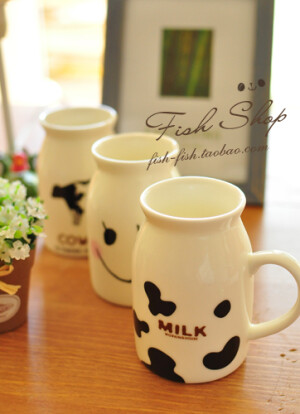zakka可爱造型早餐杯牛奶杯咖啡杯水杯大中号款选