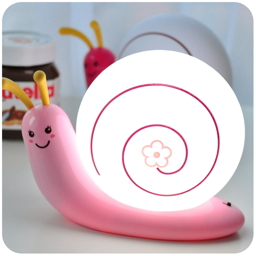 默默爱♥可爱蜗牛创意小夜灯USB充电LED环保节能灯小壁灯可挂式
