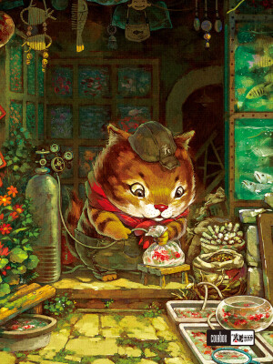 春天种下很多鱼，秋天就会有很多很多的鱼~哈哈~~~————小猫种鱼