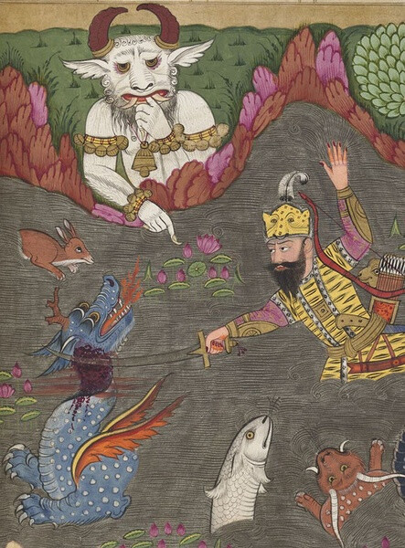 Houghton Library, Harvard University, MS Persian 78, detail of f. 249v