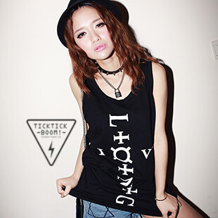 Tickboom实拍BOYLondonxLONGCommandVest背心黑色