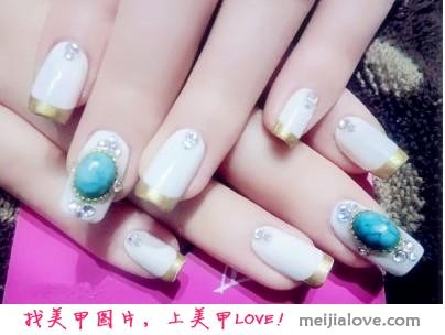 美甲LOVE-美甲图片大全，美甲图案，美甲社区，找美甲图片，上美甲LOVE！meijialove.com - 波米来袭 美甲