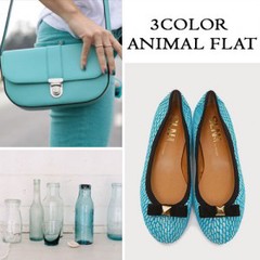 shesday奢侈皇后 手工鞋 3color animal flat 新款单鞋 SN72020