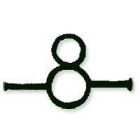 【炼金术符号系列】这个符号在炼金术中象征"人的灵魂或精神"。