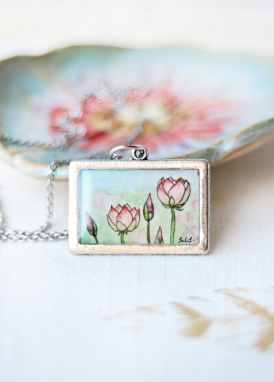  Lotus Garden Necklace