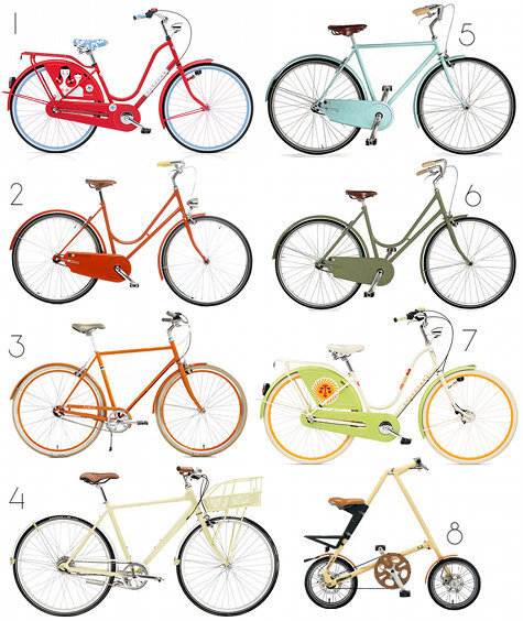 http://www.yunblue.com/bike-design-1.html 各种好看的复古单车。超美的。