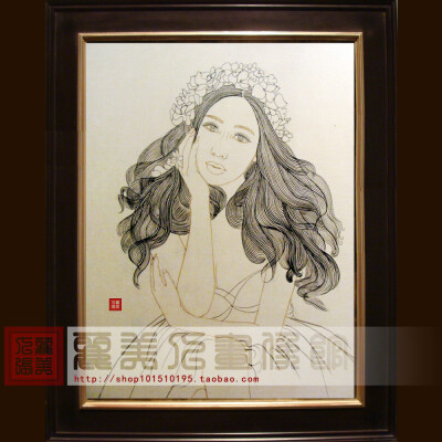 你的精神世界里，需要一幅属于自己的工笔画 ……丽美人画