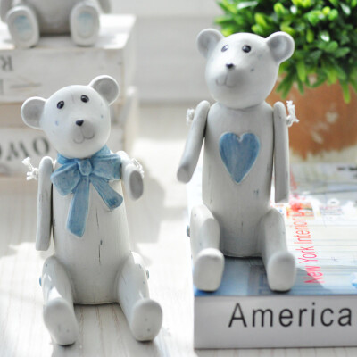 米子家居婚庆结婚礼品家居装饰摆件安尼可爱小熊对偶两件套