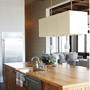 美琪灯饰现代简约布艺客厅灯餐厅灯长方形吊灯北欧宜家美式灯具