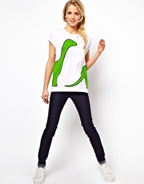 Image 4 of ASOS T-Shirt with Dino Print