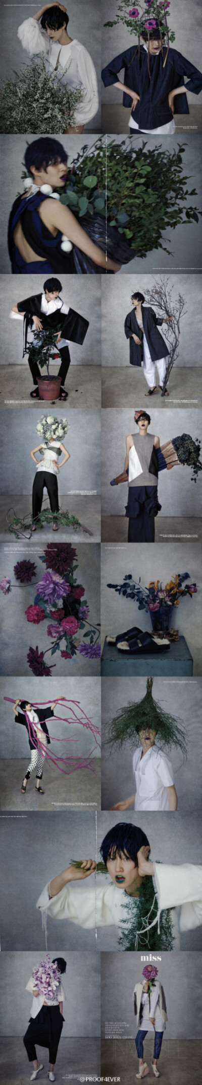 'Miss Invisible' 杂志:Vogue Korea April 2013. 摄影:Bon Chang Koo. 模特:Sera Park and Hayan Jo. 造型:Young Hee Seo.