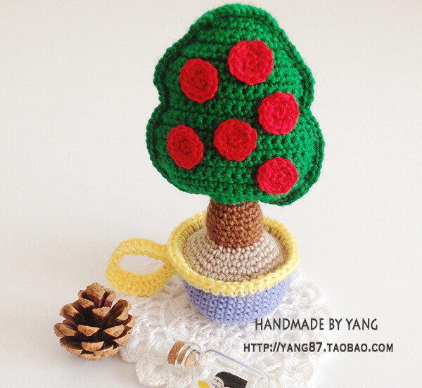 办公桌上的小森林 圣诞树 盆栽