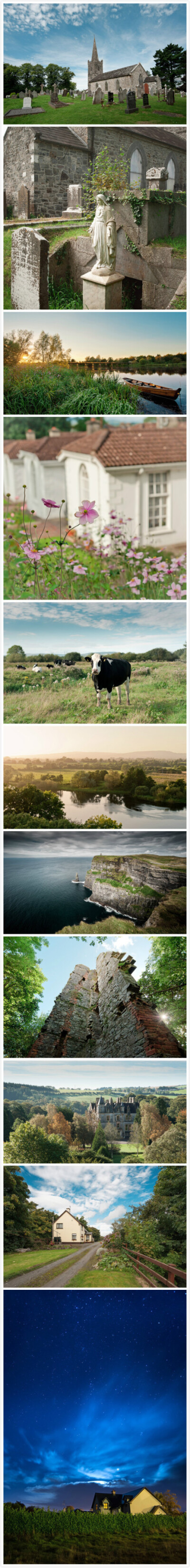 【爱尔兰风光】这座翡翠岛国，自然美景摄人心魄。