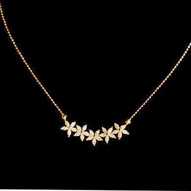 补货到！品婚礼可带淑女系奥地利水晶项链D