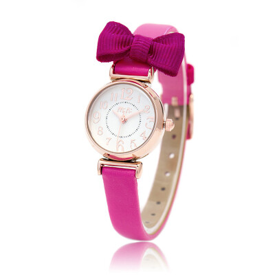 韩国MINI软陶卡通手作手表女表蝴蝶结水钻表时装森女金属表