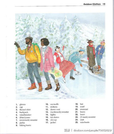 碎花小姐看图背单词