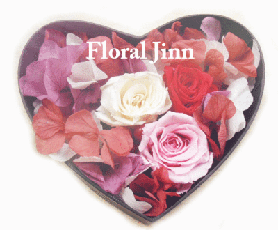 http://floral-jinn.taobao.com/Floral Jinn 魔法花盒定制源于1991年法国巴黎保鲜花（永生花）诞生于1991年世界浪漫之都法国巴黎，仿佛就像魔法一样……不需要浇水，结合Floral Jinn原创高端设计3-5年仍然活灵活现！