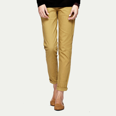 初棉夏装女装工装休闲裤女韩版小脚裤铅笔裤显瘦X