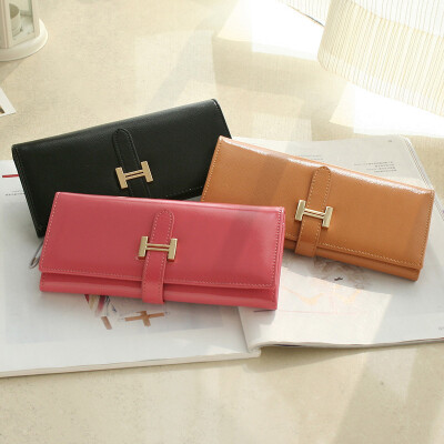 小静包铺糖果色韩版精致简约皮带搭扣PU皮婚包手拿长款钱包女包包